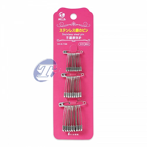 K-7388 不銹鋼別針組合30入